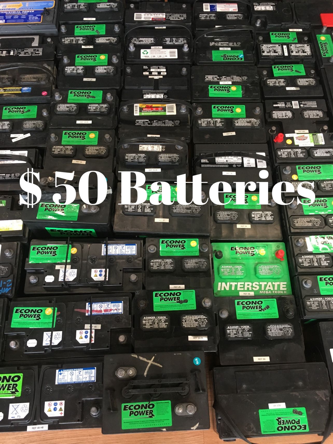 Car Batteries- NEVER USED