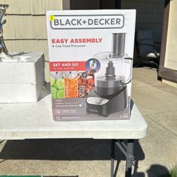 New Black And Decker Food Processor