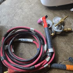 350 Heavy Hitting Tig Rig And Argon Regulador 