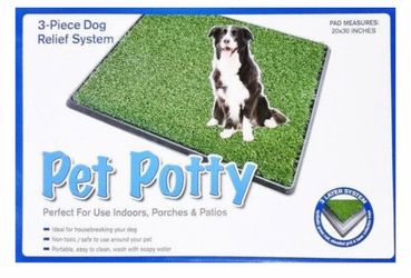New Pet Potty 3-Piece Dog Relief System