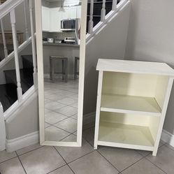 Shelf And Mirror