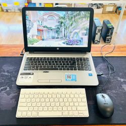 HP NoteBook 15” Laptop 8GB RAM 256GB SSD Windows 10 READ DESCRIPTION