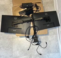 Monitor With Stand to Attach To Desk