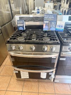 LG Double Oven Gas Stove with Air Fry
