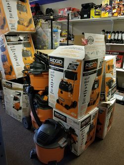 Rigid shop vacs are here no holds guaranteed