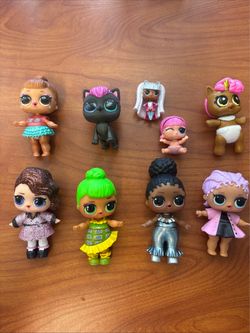 LOL DOLLS Great Condition Lot of 18 with random accessories