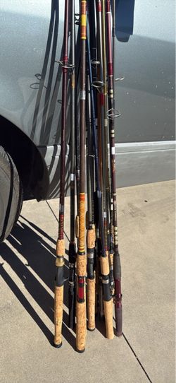16 fishing poles