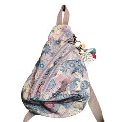 sakroots on the go sling backpack grey sea turtle