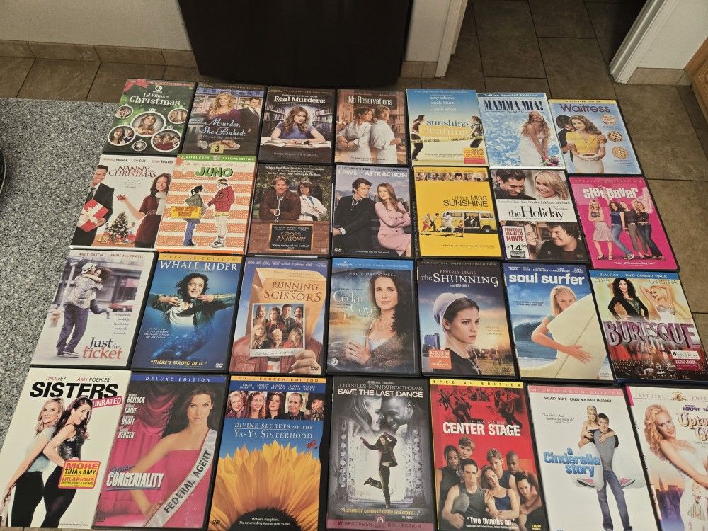 Large Lot Of 28 Movies "Girlie" Type - DVD