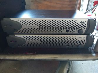 Details in description)- Avid Nitris DX AVC Intra Hardware chassis and Media compser