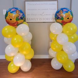 Balloon Columns, Birthday, Event, Party, Wedding, Baby Shower, Anniversary, Balloons 