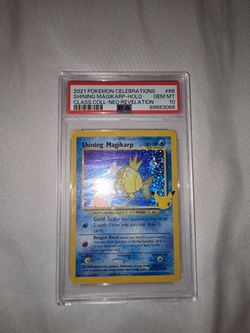 2021 pokemon celebrations shining Magikarp- Holo PSA 10