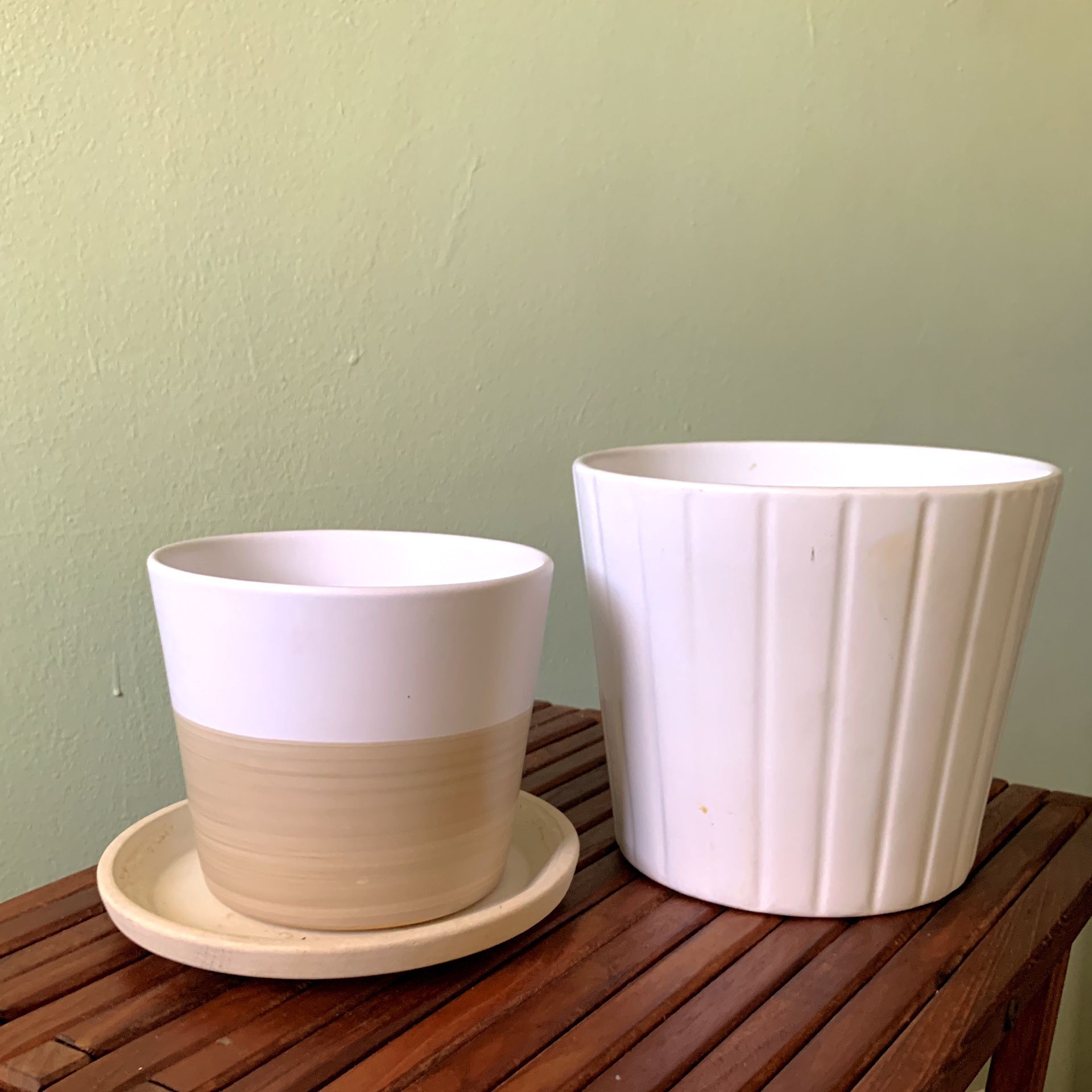 The Imperfect Ceramic Planters (set of two)
