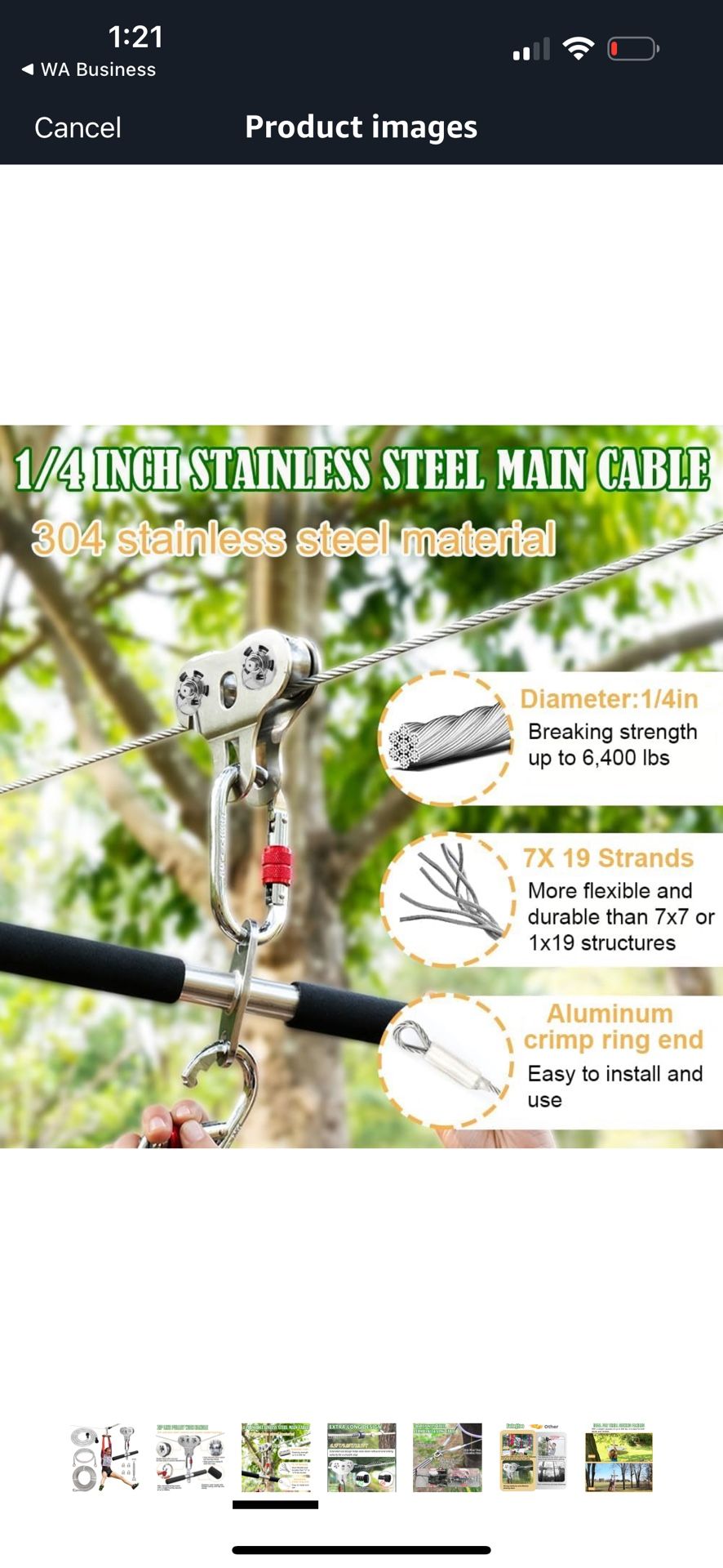 Zip Lines for Kids and Adults Outdoor