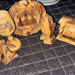 Authentic Holy Land Olive Wood Carvings