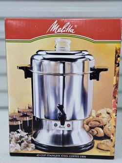 Melitta Coffee Urn 45 Cup Coffee Maker Percolator MEU45