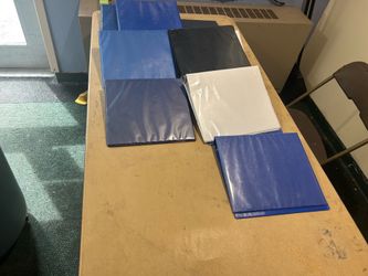 A bunch of binders