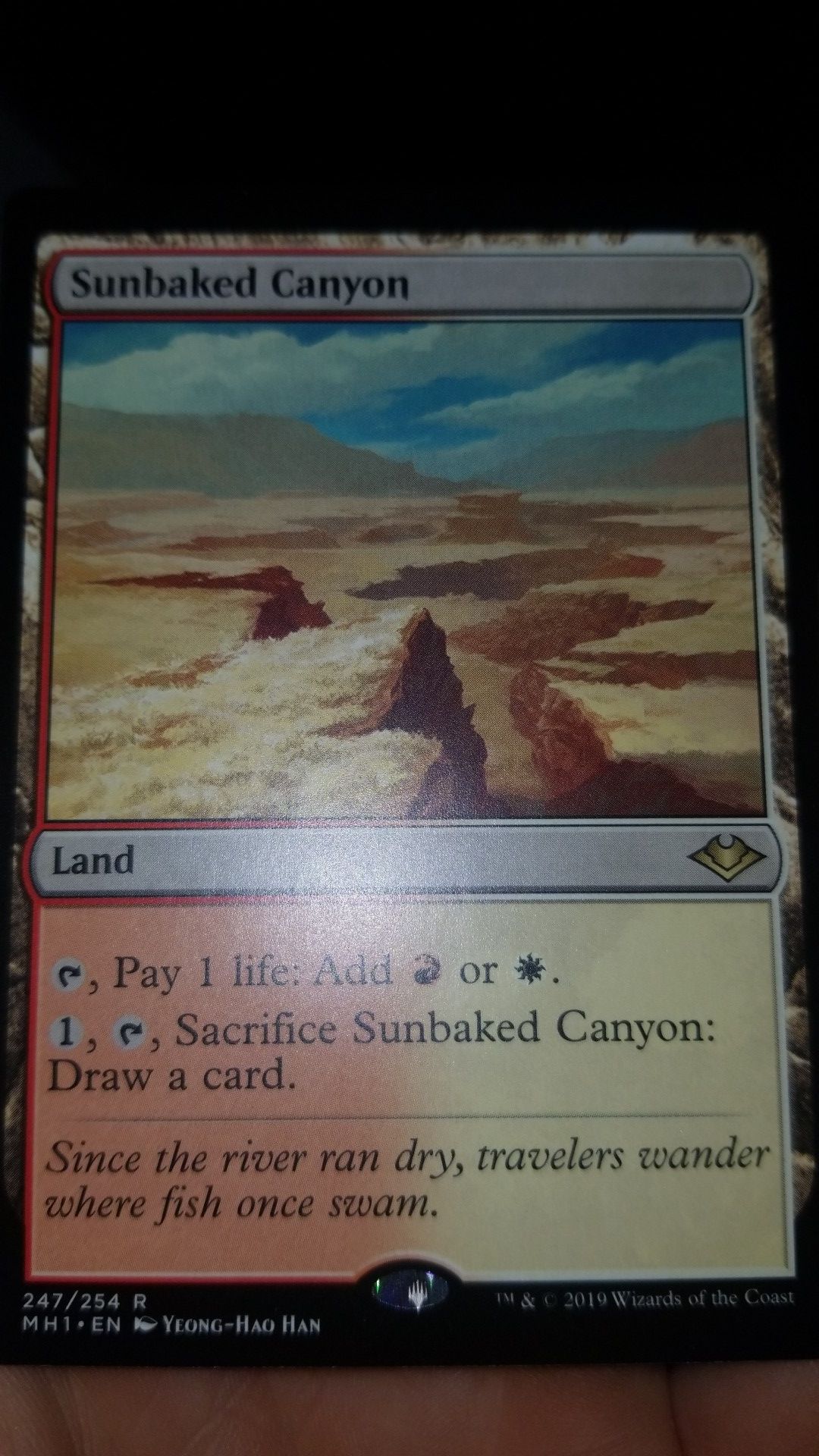 Mtg sunbaked canyon