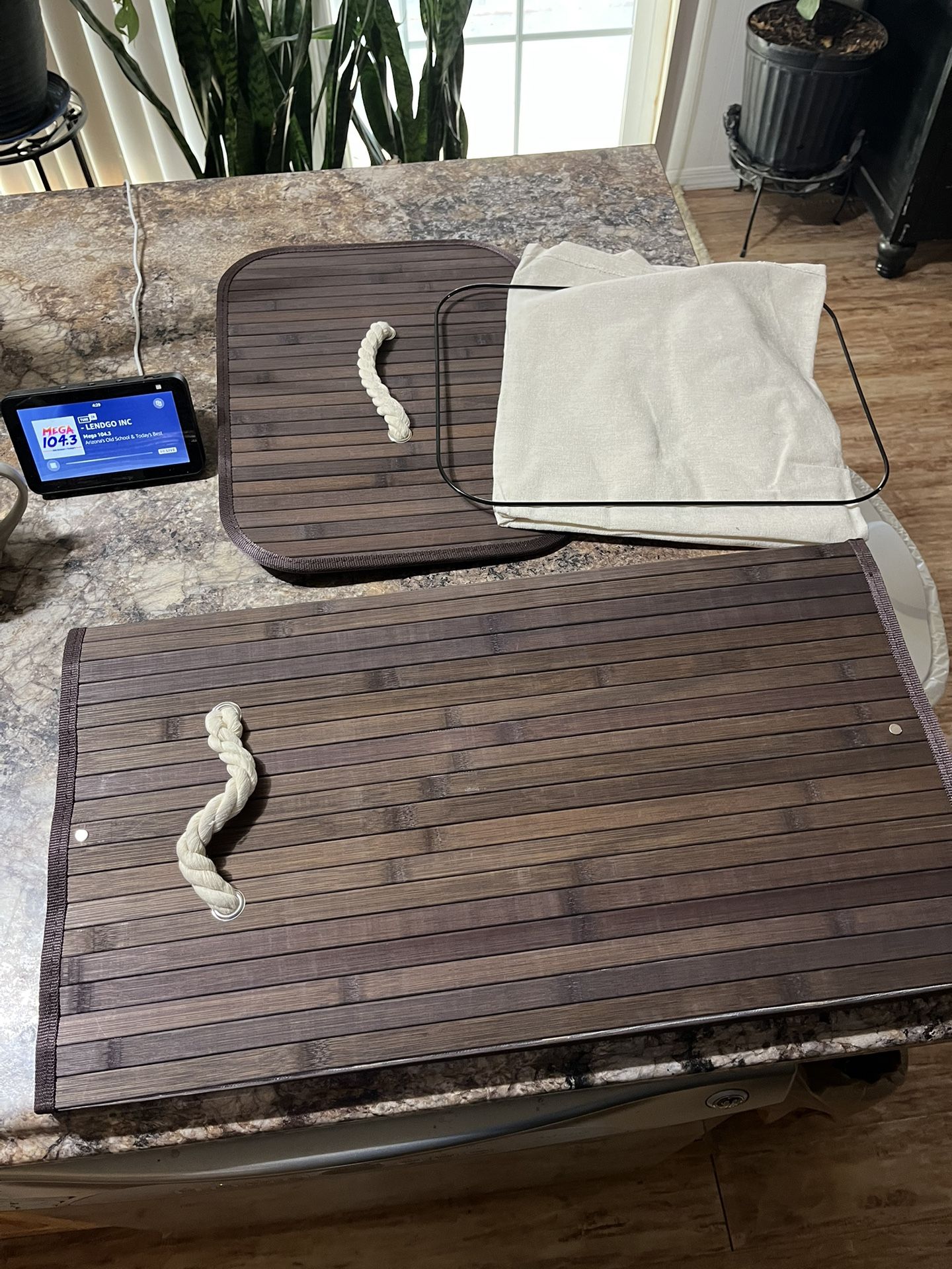 bamboo laundry hamper New In Box