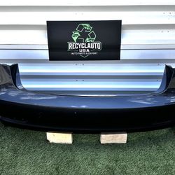 2017 2018 2019 2020 2021 2022 2023 Tesla Model 3 Rear Bumper Cover No Sensor Holes