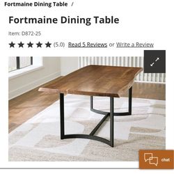 Real Wood Dining Table