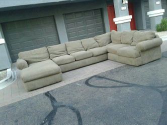 XXL Feather Down Sectional Couch