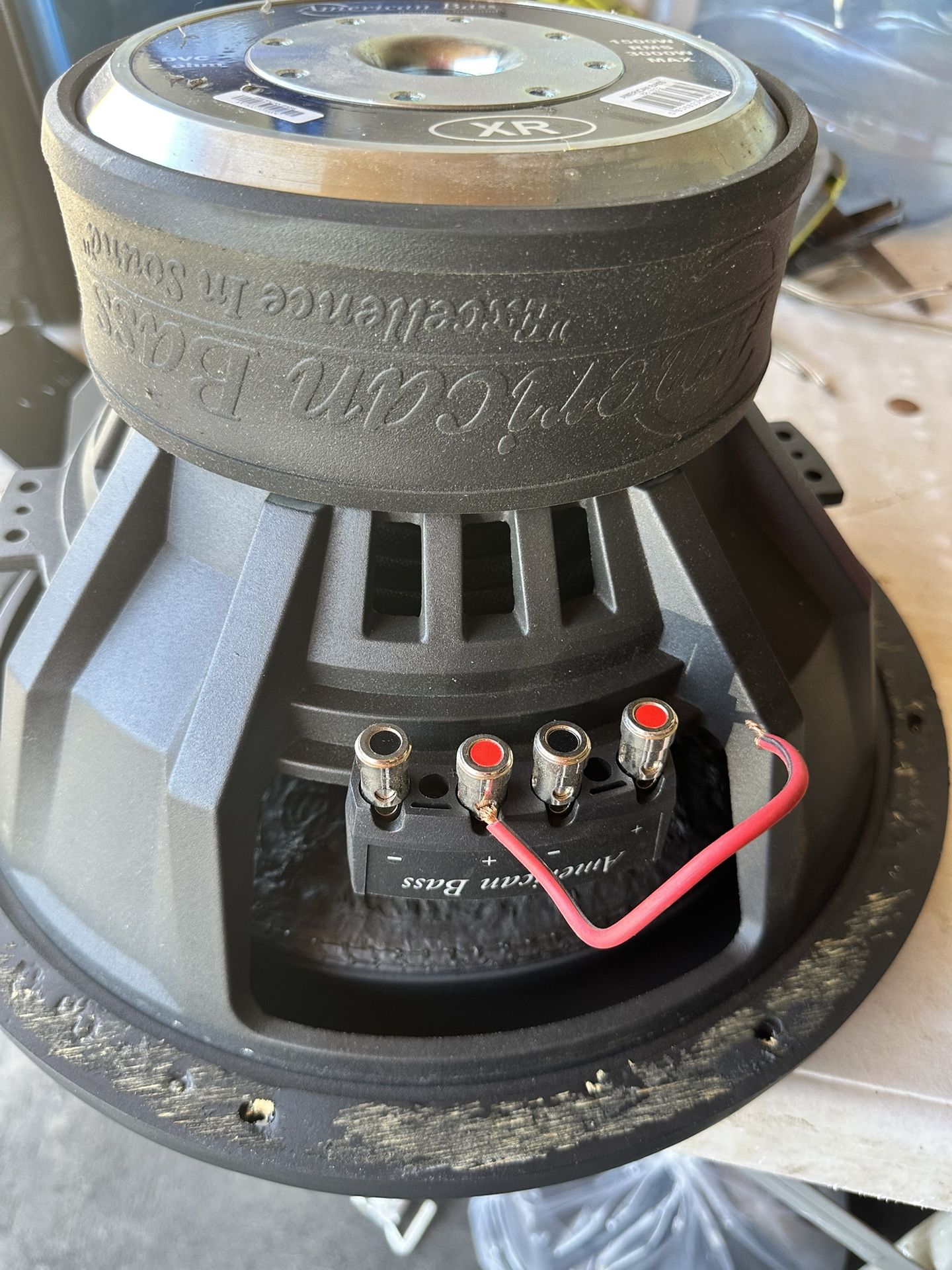 Subwoofer, AMERICAN Bass, 15 pulgadas, 3000 RMS calado