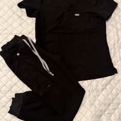 Figs Sets /Zamora Jogger’s And Tops Black