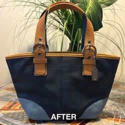 Repurposed Coach Bag 