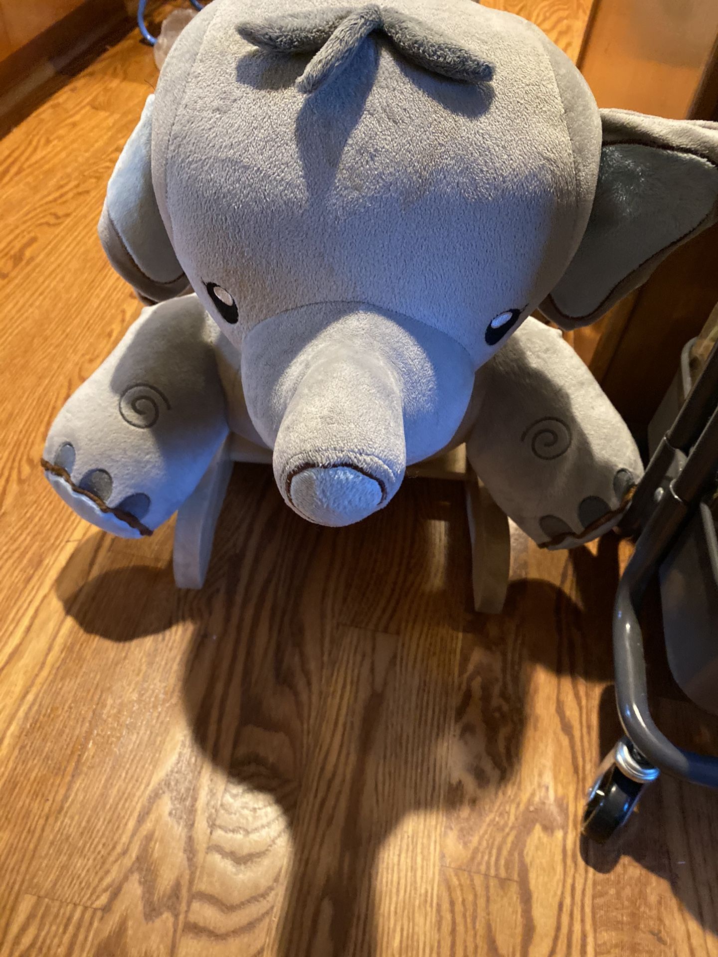 Cute Musical Elephant Ride Toy