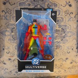 Mcfarlane Multiverse Batman Rainbow Suit. 
