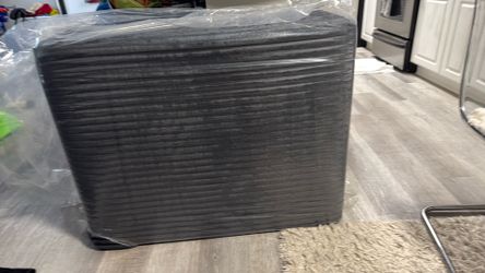 Charcoal Grey Boneless Ottoman
