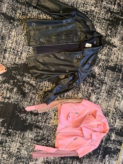 NEW Women’s statement jackets coats clothing faux leather size large outerwear