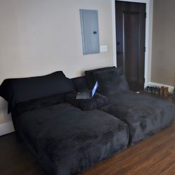 2 Boneless Sofas/ Ottoman/firm