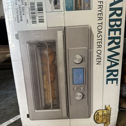 Farberware - Air Fryer Toaster Oven - Stainless Steel - Countertop