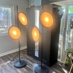 Current And Company Bulat Black Floor Lamps