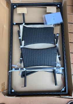 Costway Outdoor Rattan Dining Table – Brand New