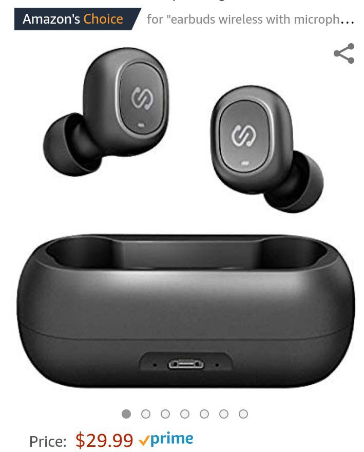 SoundPEATS TrueFree True Wireless Earbuds Bluetooth 5.0 in-Ear Stereo Bluetooth Headphones