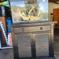 30 Gal Fish/Reptile Tank W/ Stand