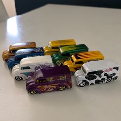 Hot Wheels Dairy Delivery Lot 8 Different All New Condition 