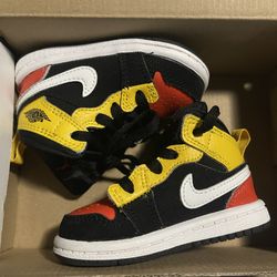 Jordan 1 Amarillo Toddler Shoes Size 5c