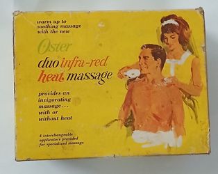 Vintage Oster Duo Infra- red heat massage 