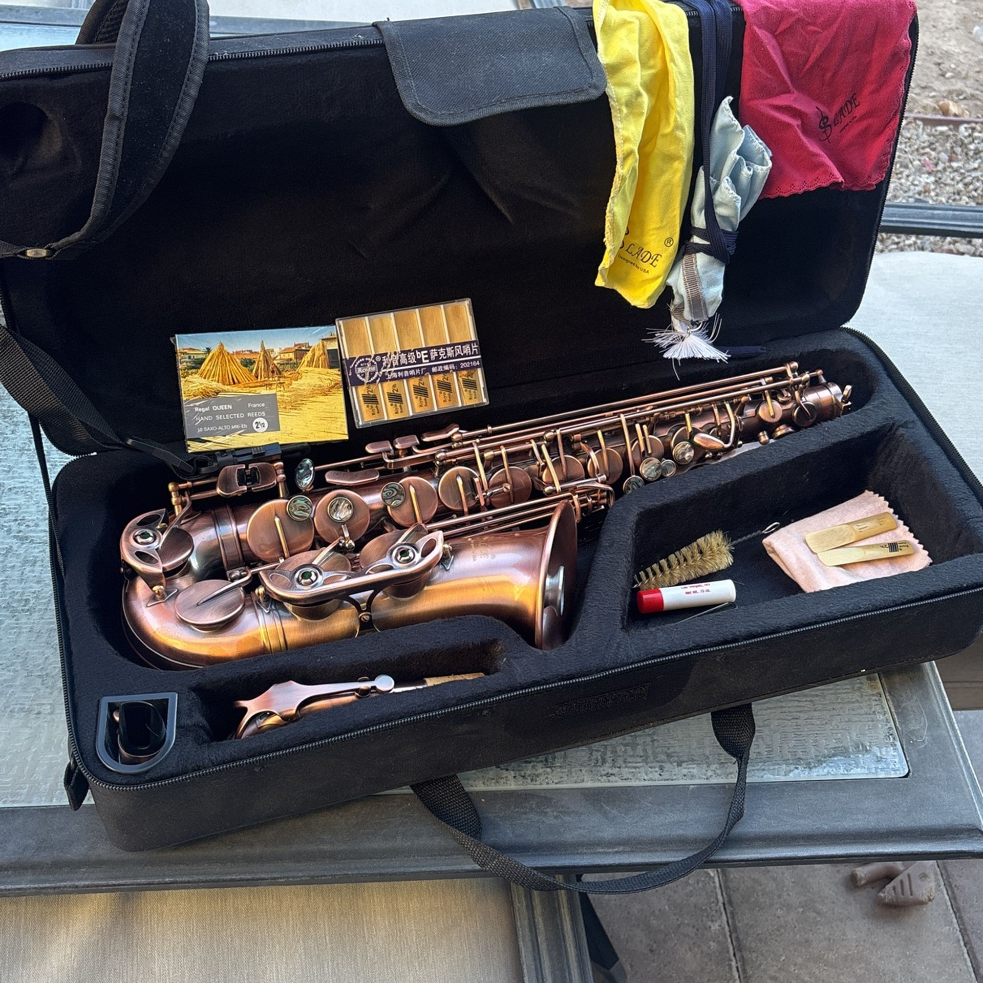 Slade Rose Copper Alto Saxophone With