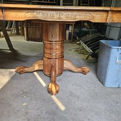 oak dining room table