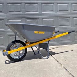 True Temper 6 cu. ft. Wheelbarrow with Steel Handles and Flat Free Tire ($120 Each 