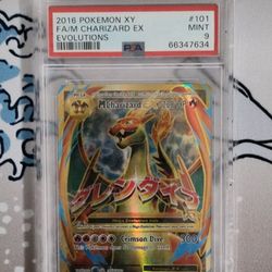 Mega Charizard Full Art EX PSA 9