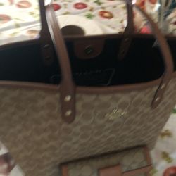 Coach Bag Set  With Wallet