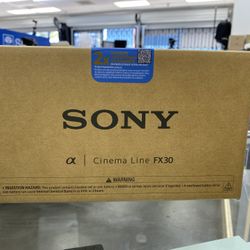 Sony FX30 Cinema Camera