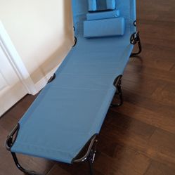 Folding  Chair For Patio  Blue Color