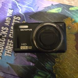 OLYMPUS  VR-320 Black Camera W Battery  and  Charger 
